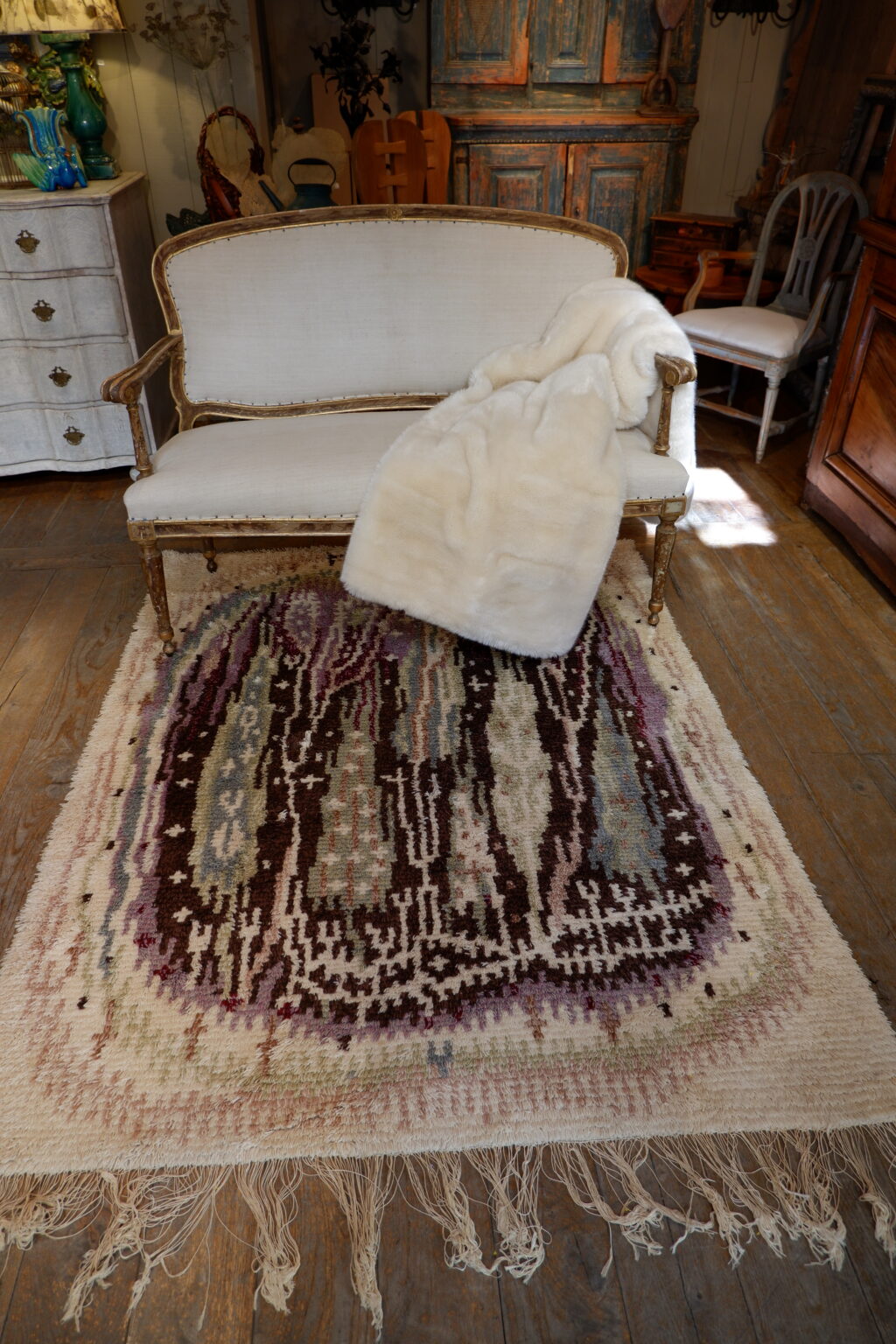 Finnish Rya rug designed in 1956 by Aappo Härkönen - Image 4