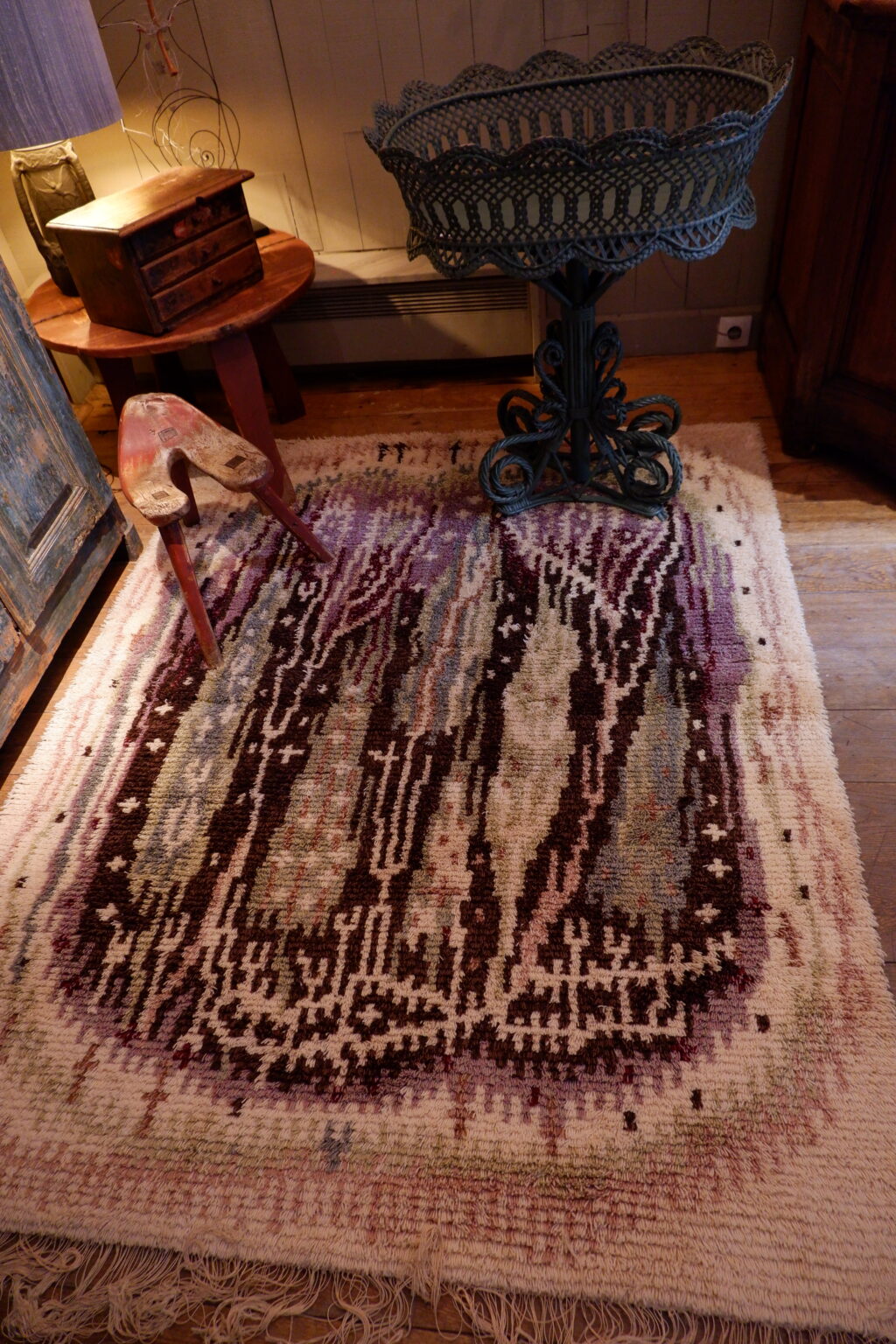 Finnish Rya rug designed in 1956 by Aappo Härkönen