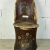 Fauteuil en bois peint suédois