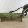 chaise longue tissu fauve