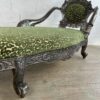 chaise longue tissu fauve