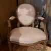 Paire de fauteuils médaillons Louis XVI laque verte d'origine - France XIXe – Image 4