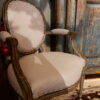 Paire de fauteuils médaillons Louis XVI laque verte d'origine - France XIXe – Image 6