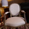Paire de fauteuils médaillons Louis XVI laque verte d'origine - France XIXe – Image 5