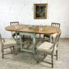 table gateleg bleu glacier