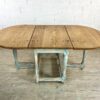 table gateleg bleu glacier