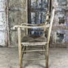 Chaise 4 lattes assise en paille