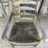 Chaise 4 lattes assise en paille