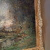 Huile sur toile "Mare dans un clairière au crépuscule" signée Emile Noirot - ca.1897 – Image 12