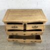 Commode régence en tombeau