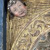 Niche théâtre en bois sculptée