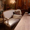 Banquette Louis XVI en bois sculpté & peint décor "faux-bois" -Italie ca.1850 – Image 13