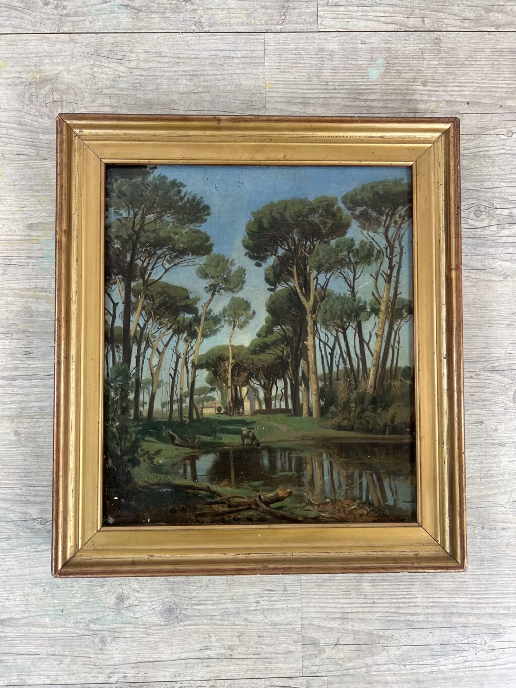 Oil on canvas Lyon school