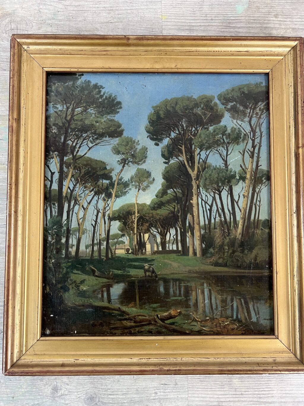 Oil on canvas Lyon school