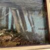 Huile sur toile ecole lyonnaise