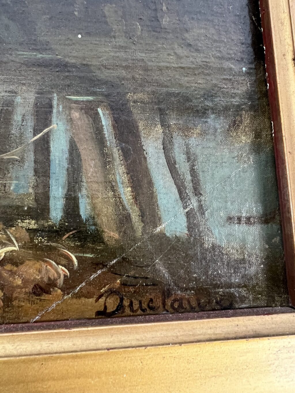 Oil on canvas Lyon school