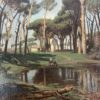 Huile sur toile ecole lyonnaise