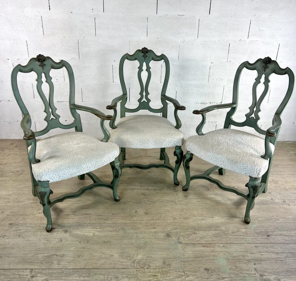 Fauteuils roccoco italie