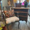 Fauteuil de bureau Rococo suédois - Patine bleue - XIXe – Image 2