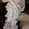Paire de statues "Allégories de l'Air & du Feu" en terre cuite blanche par Gossin Frères ca.1870 – Image 3