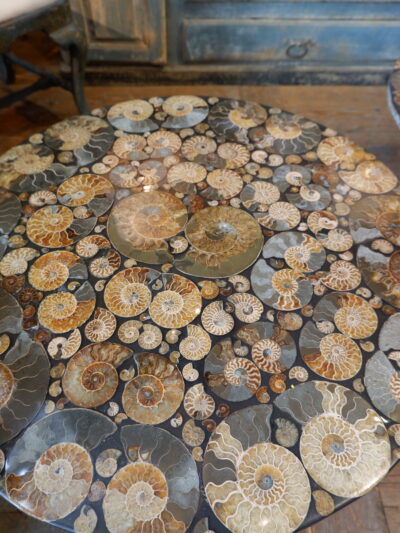 Table basse de salon ronde en différentes finitions