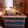 Commode gustavienne patine bleue d'origine sur pieds galbés- Suède XVIIIe – Image 4