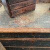 Commode gustavienne patine bleue d'origine sur pieds galbés- Suède XVIIIe – Image 10