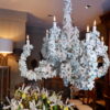 Grand lustre aux Feuilles Blanches par Edouard Chevalier -Pièce unique – Image 2