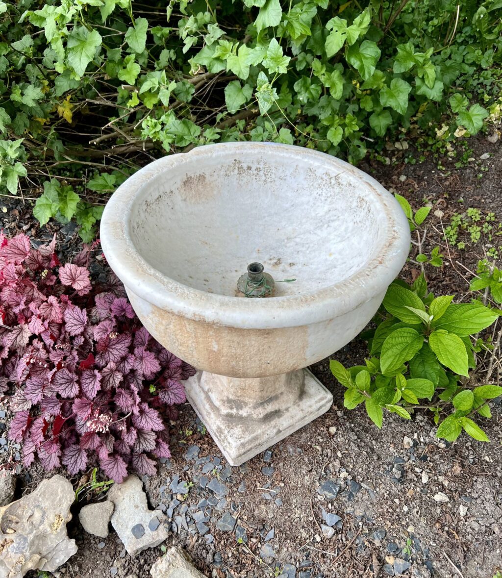 carrara marble fountain