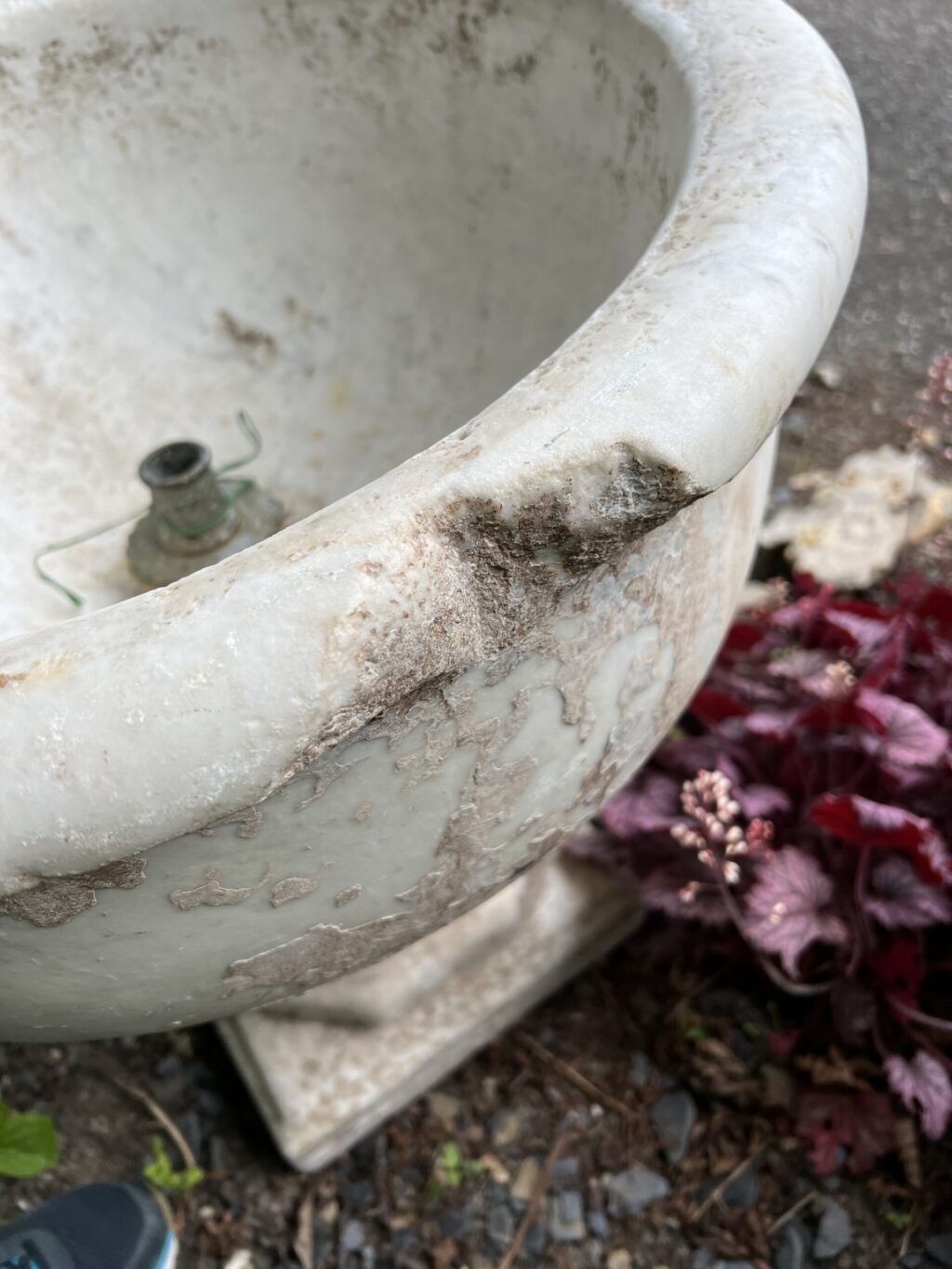 carrara marble fountain