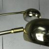 Lampadaire 5 branches orientables en laiton doré et base en marbre – Image 3