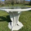 ensemble en rotin table +5 chaises