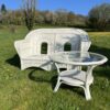 Ensemble de jardin Table + 5 chaises en rotin – Image 9