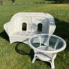 Ensemble de jardin Table + 5 chaises en rotin – Image 10