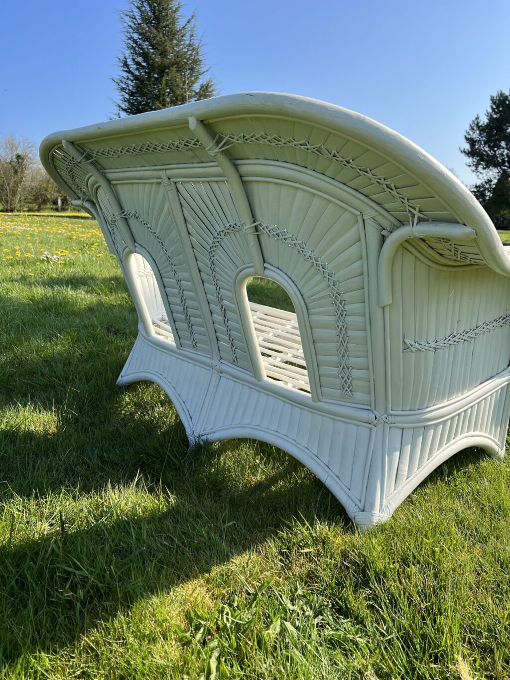 Ensemble de jardin Table + 5 chaises en rotin – Image 12