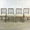 Suite de 4 chaises gustavienness