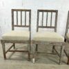 Suite de 4 chaises gustavienness