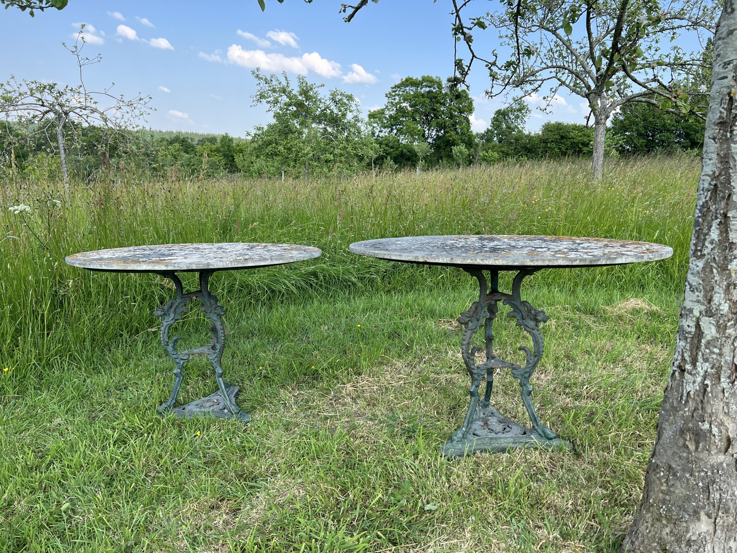 4 chaises pliantes de Yonel Lebovici