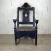 Fauteuil Bleu en bois Espagne – Image 3