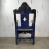 Fauteuil Bleu en bois Espagne – Image 4