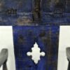 Fauteuil Bleu en bois Espagne – Image 5