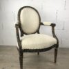 Fauteuil médaillon XVIII