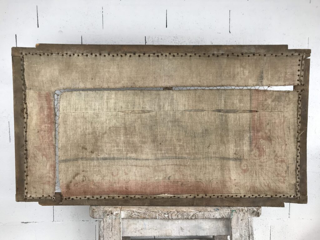 Panneau Mural abstrait sur toile tendue et châssis en bois