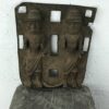 Plaque métallique avec un couple de jumeaux Bénin – Image 4