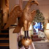 Grand pupitre à l'aigle en chêne sculpté et recouvert de feuille d'or - Allemagne XVIIIe