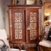 Grande armoire baroque décor polychrome -Italie du Nord- région Alpine ca.1800 – Image 2