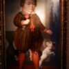 "L'Enfant au chien" huile sur Toile de l'Ecole Espagnole du XVIIIe – Image 3