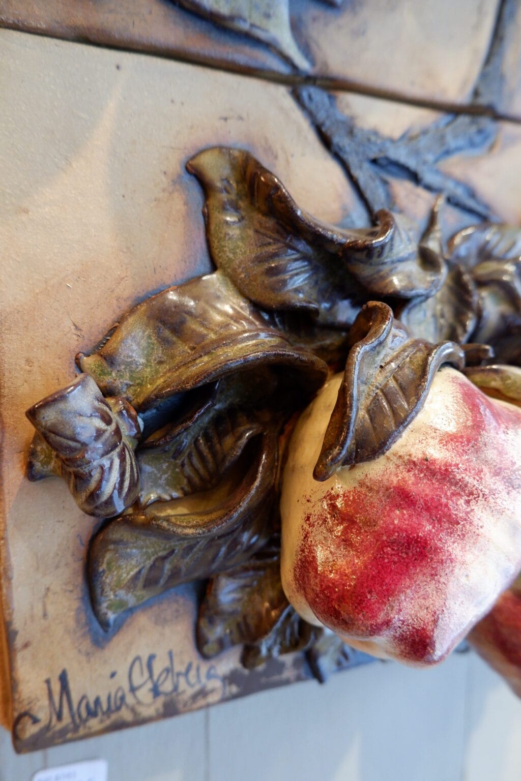 Une paire de panneaux en Céramiques fruits du verger "Pommes & Poires" -Suède – Image 3