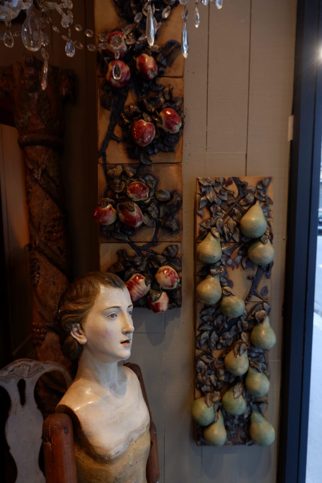 Une paire de panneaux en Céramiques fruits du verger "Pommes & Poires" -Suède – Image 4
