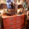 Grande commode 4 tiroirs patine rouge sang de boeuf - époque Louis XIV – Image 4